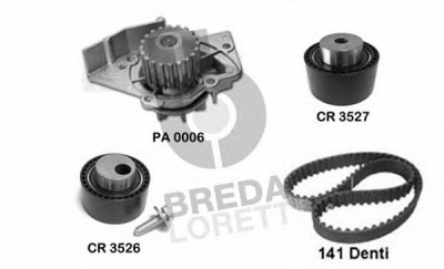 BREDA LORETT kpa0104a -  Водяной насос + комплект зубчатого ремня